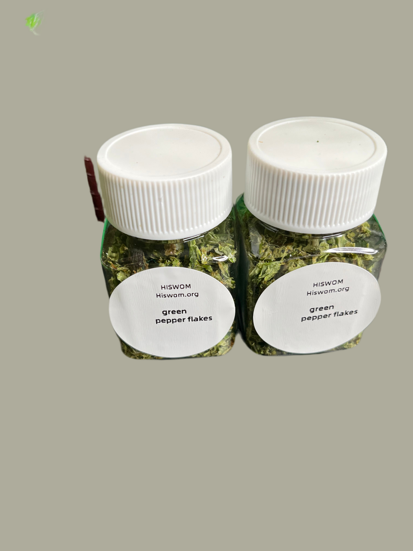 Green pepper flakes
