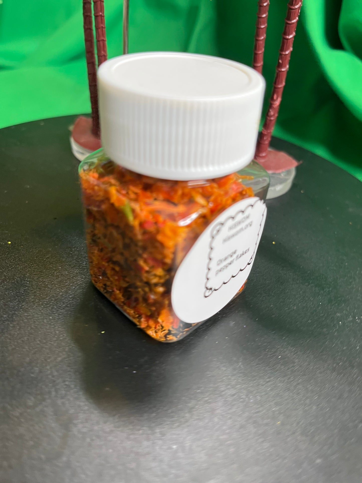 Orange and red pepper
